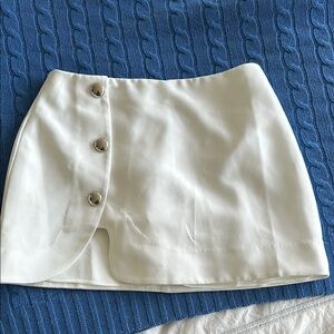 Amanda Uprichard puzzle white skort